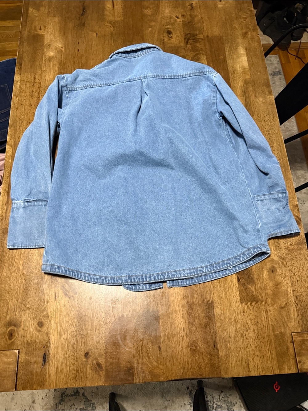 Lioness Light Blue Denim Button-Front Shirt - Picture 3 of 3